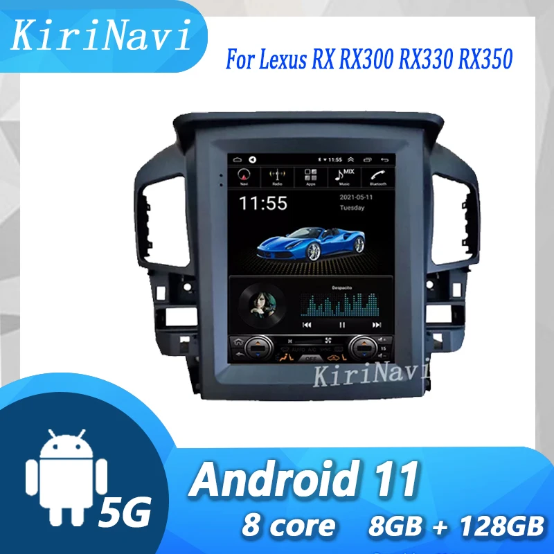 Автомагнитола KiriNavi в стиле Tesla, Android 13, для Lexus RX RX300 RX330 RX350, автомобильный DVD-плеер, стерео, GPS-навигация, 4G DSP 1998-2004
Автомагнитола KiriNavi в стиле Tesla, Android 13, для Lexus RX RX300 RX330 RX350, автомобильный DVD-плеер, стерео, GPS-навигация, 4G DSP 1998-2004