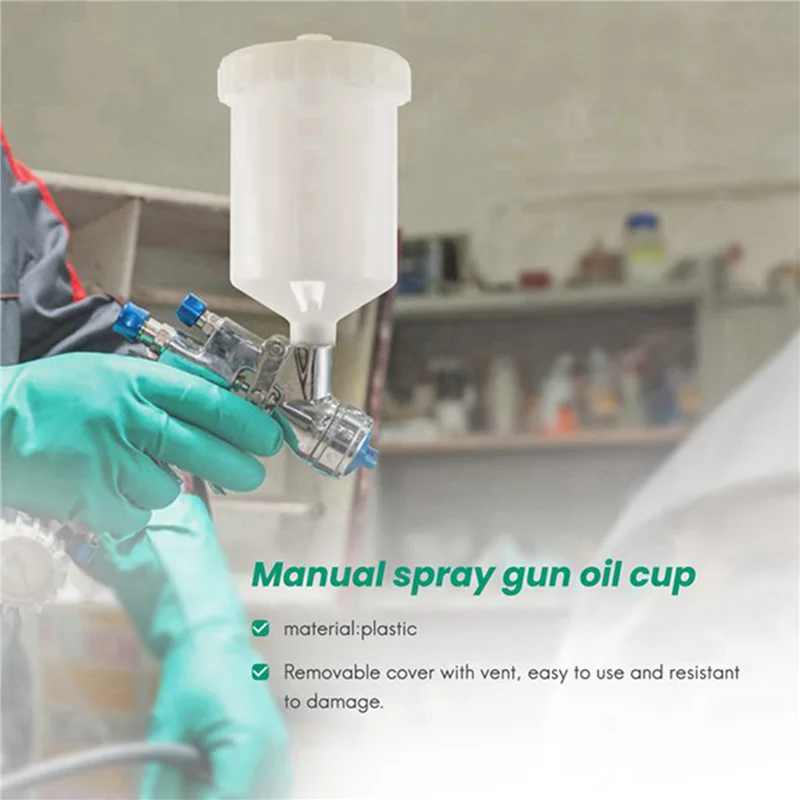 6 Pcs 600Ml Plastic Hvlp Paint Cup Pot For Sata Sprayer Cup Connector Jet Paint Sprayer
6 Pcs 600Ml Plastic Hvlp Paint Cup Pot For Sata Sprayer Cup Connector Jet Paint Sprayer