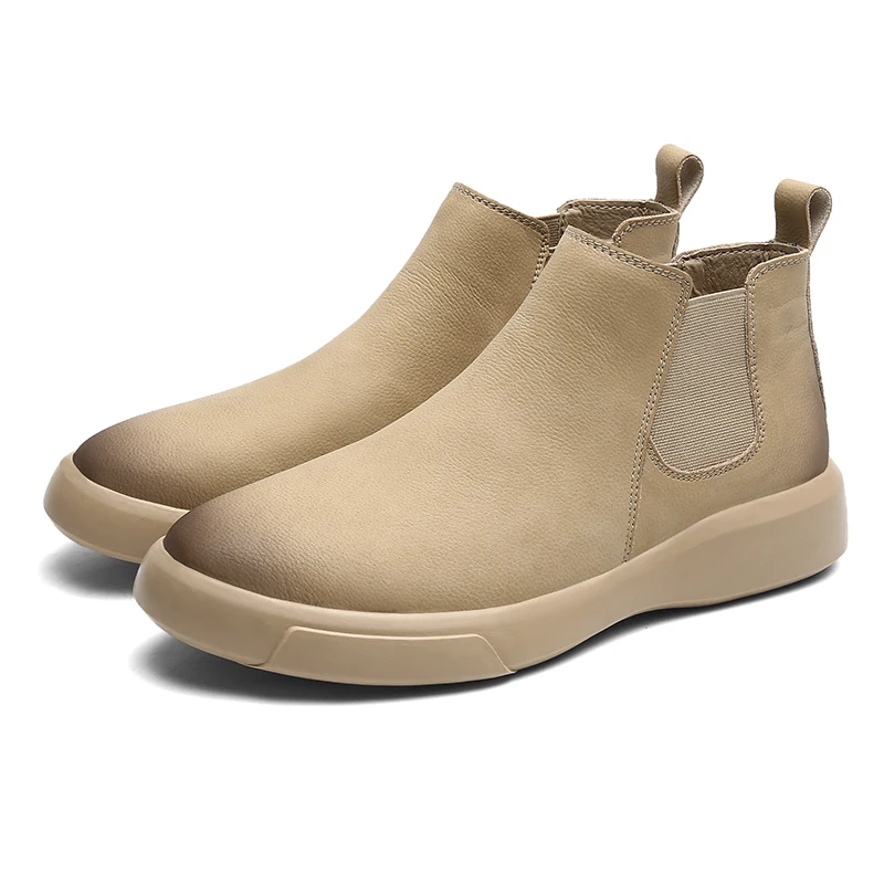 Luxury Slip on Safety Comfort Shoes Man Outdoors Chelsea Boot Leather Fashion Walking Shoes Men Autumn New Men's Boots
Luxury Slip on Safety Comfort Shoes Man Outdoors Chelsea Boot Leather Fashion Walking Shoes Men Autumn New Men's Boots