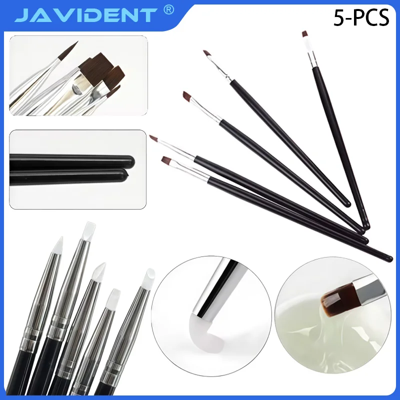 5Pcs Nail Art Brush Set | Non-Stick Practice Silicone Brush for Students | The Ultimate Tool for Dental Molding and Sculpting
5Pcs Nail Art Brush Set | Non-Stick Practice Silicone Brush for Students | The Ultimate Tool for Dental Molding and Sculpting