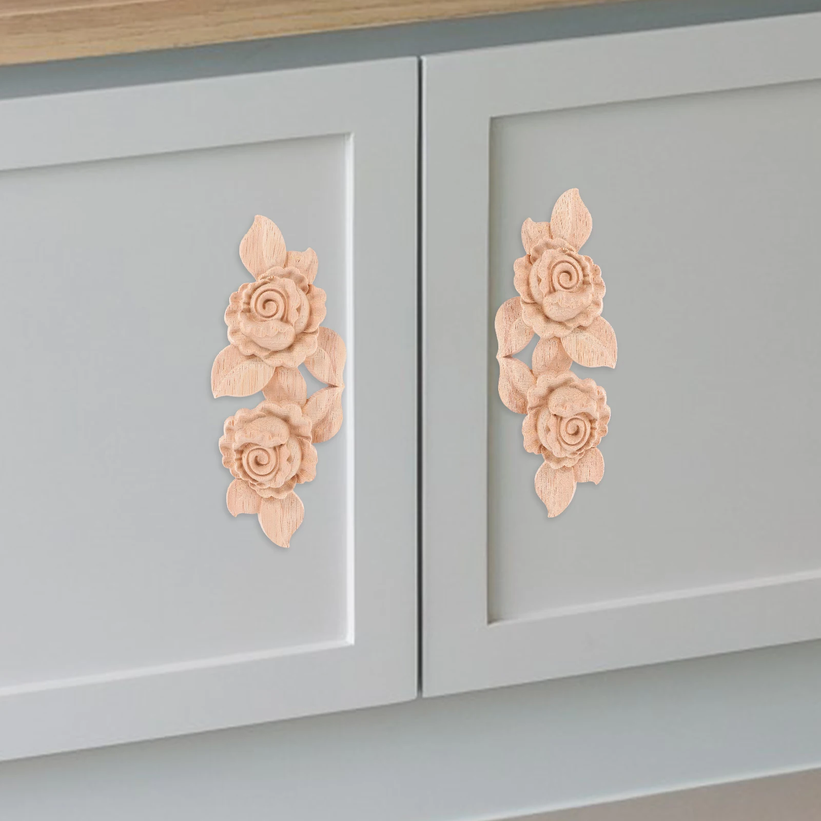 2Pcs Wood Carving Appliques Unpainted Roses Decorative Onlay Decals Furniture Craft Home Wooden Flower Painting Ornaments
2Pcs Wood Carving Appliques Unpainted Roses Decorative Onlay Decals Furniture Craft Home Wooden Flower Painting Ornaments