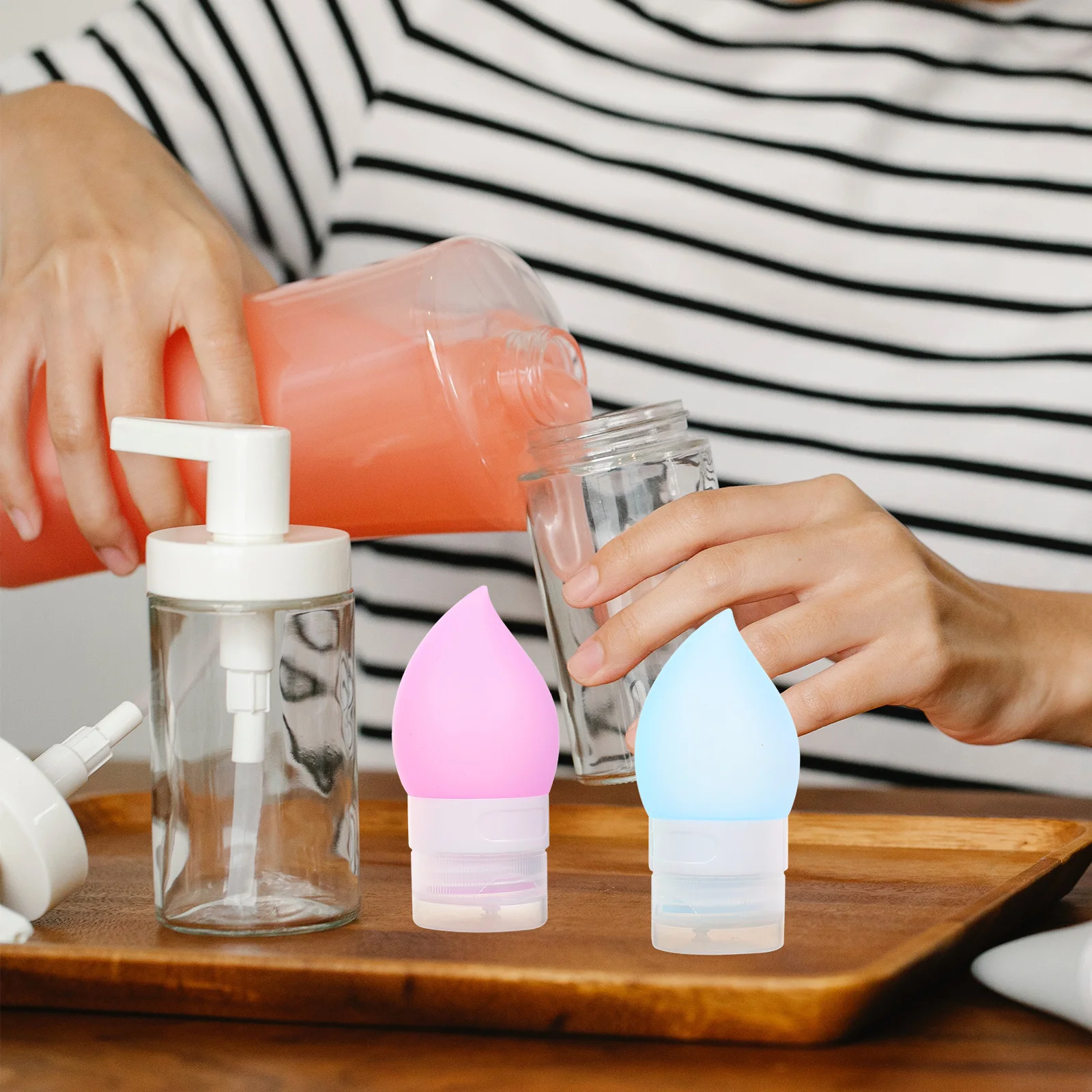 4pcs Press Bottles Hand Cream Shampoo Travel Silica Gel Separately Cleasing Milk Bottles Long Term Safe Airtight Leak Proof
4pcs Press Bottles Hand Cream Shampoo Travel Silica Gel Separately Cleasing Milk Bottles Long Term Safe Airtight Leak Proof