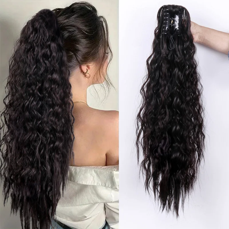 Elegant Corn Perm Long Claw Clip Ponytail Stylish Super Fairy High-Temperature Silk Same Style Girl Fluffy Claw Clip
Elegant Corn Perm Long Claw Clip Ponytail Stylish Super Fairy High-Temperature Silk Same Style Girl Fluffy Claw Clip