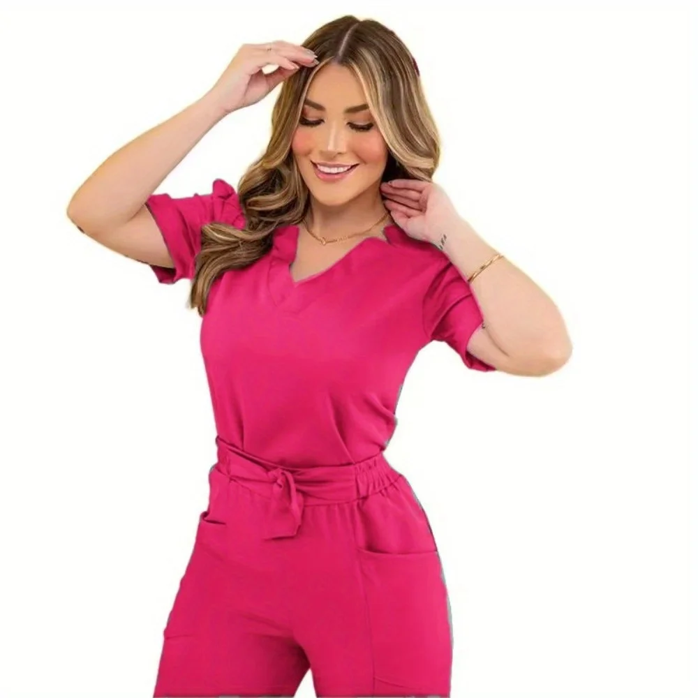 Women's Short-Sleeve Scrub Sets - Summer Scrubs, Ideal for Beauty Work & Operating Room Use
Women's Short-Sleeve Scrub Sets - Summer Scrubs, Ideal for Beauty Work & Operating Room Use