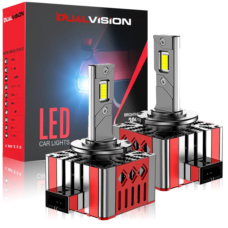 D Series D3S Led Headlights 35W Power Canbus D1S D1R D3R Two-Sided CSP CHIP Car Light 1:1 Size 6000K White Turbo Lamps Plug&Play
D Series D3S Led Headlights 35W Power Canbus D1S D1R D3R Two-Sided CSP CHIP Car Light 1:1 Size 6000K White Turbo Lamps Plug&Play
