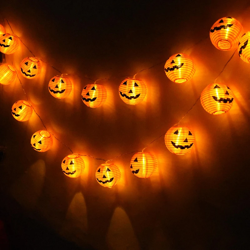 1.5M 10LED Halloween Pumpkin Lantern Garland String Lights Halloween Party Home Decorations Indoor Outdoor Ghost Lamp Ornament
1.5M 10LED Halloween Pumpkin Lantern Garland String Lights Halloween Party Home Decorations Indoor Outdoor Ghost Lamp Ornament