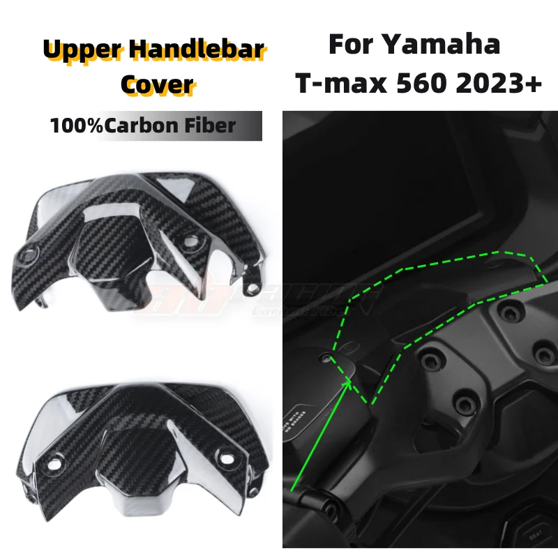 Upper Handlebar Trim Cowling For Yamaha Tmax 560 2023 2024 Full Carbon Fiber 100%
Upper Handlebar Trim Cowling For Yamaha Tmax 560 2023 2024 Full Carbon Fiber 100%