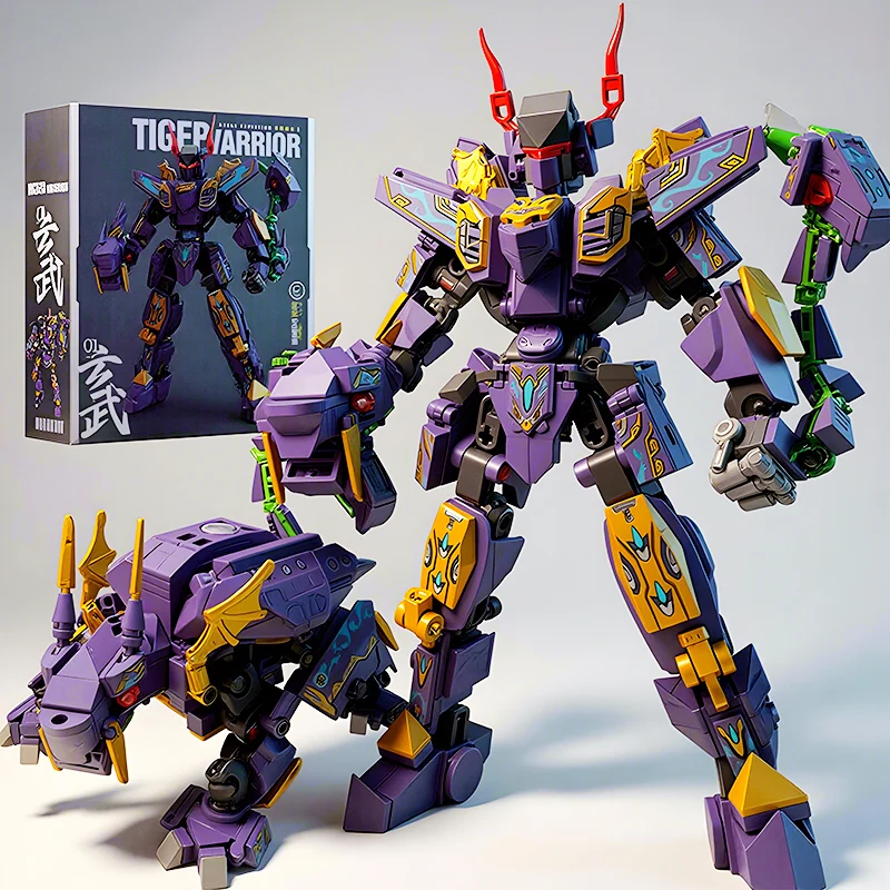 2in1 Transformable Robot Building Blocks Mythical Black Tortoise Mecha Warrior Construction Animal Bricks Christmas Gift for Boy
2in1 Transformable Robot Building Blocks Mythical Black Tortoise Mecha Warrior Construction Animal Bricks Christmas Gift for Boy