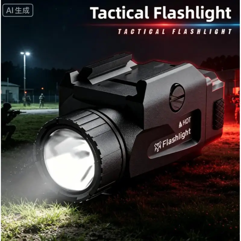 Upgraded 800LM Portable LED Lamp 4 Mode USB Rechargeable Easy Install Picatinny Rail Outdoor Supplies
Upgraded 800LM Portable LED Lamp 4 Mode USB Rechargeable Easy Install Picatinny Rail Outdoor Supplies