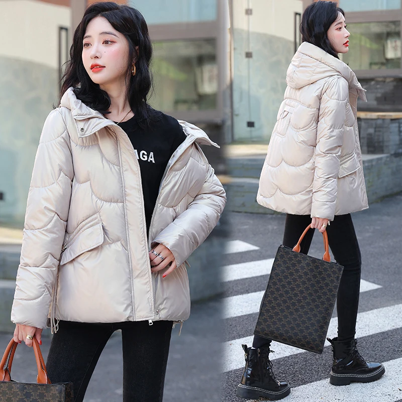 Fashion Short Down Padded Jackets Women's Clothing 2022 New Korean Loose Hooded Parkas Winter Coats Girls Cotton Jackets fp270
Fashion Short Down Padded Jackets Women's Clothing 2022 New Korean Loose Hooded Parkas Winter Coats Girls Cotton Jackets fp270
