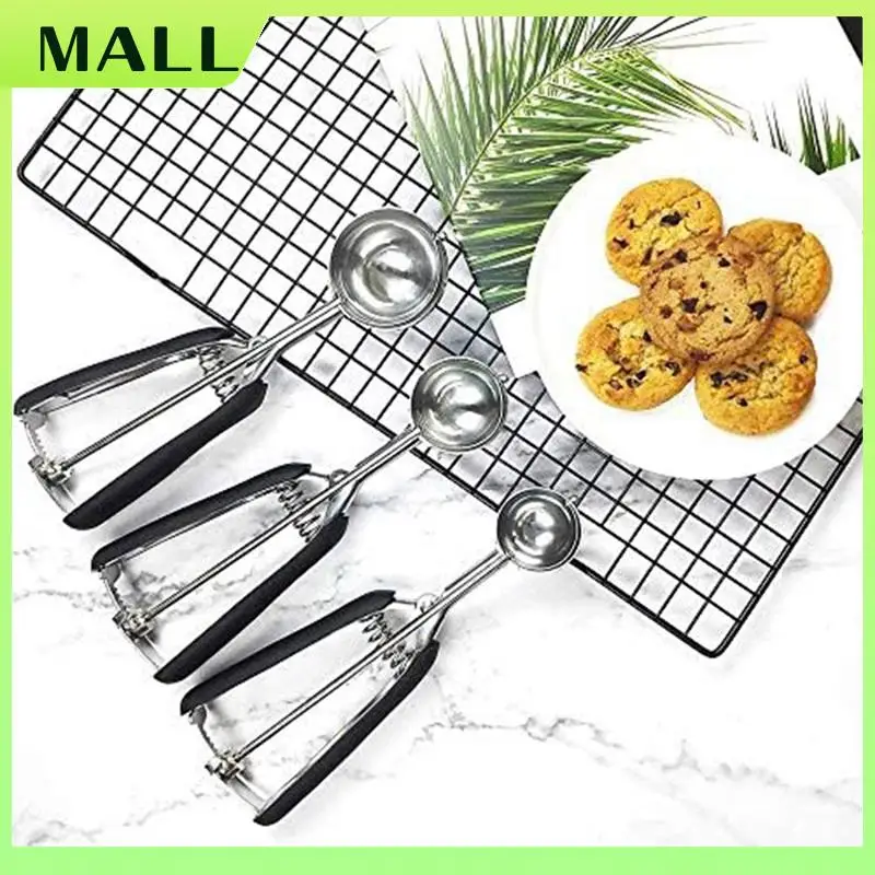 Совок для печенья MALL, совок для теста для печенья, подпружиненная ложка для мороженого, совок из нержавеющей стали, удобная ручка, прочный 20 х 3 см
Совок для печенья MALL, совок для теста для печенья, подпружиненная ложка для мороженого, совок из нержавеющей стали, удобная ручка, прочный 20 х 3 см