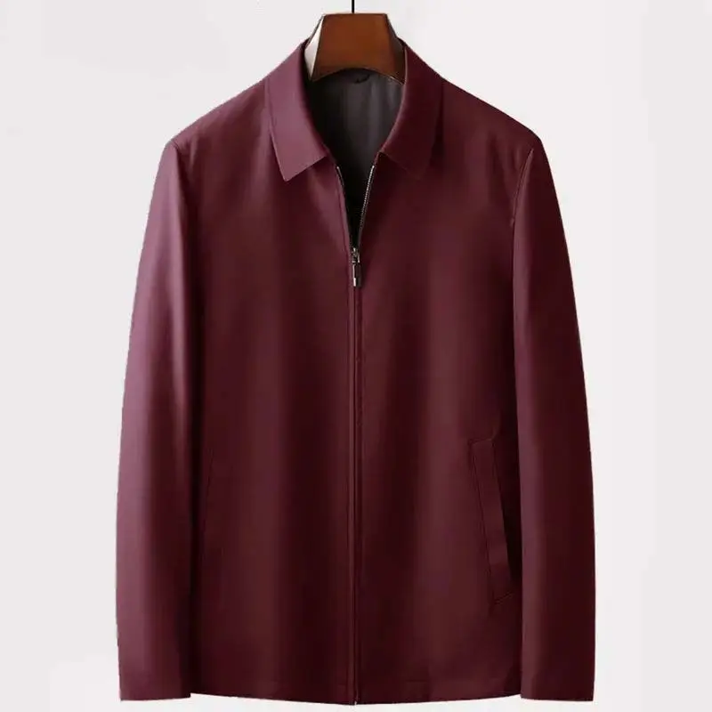 Men's Zip-Front Old Men Jacket Spring Summer Casual Jacket Solid Color Turn-down Collar Outerwear Hiking Fishing Travel M179
Men's Zip-Front Old Men Jacket Spring Summer Casual Jacket Solid Color Turn-down Collar Outerwear Hiking Fishing Travel M179