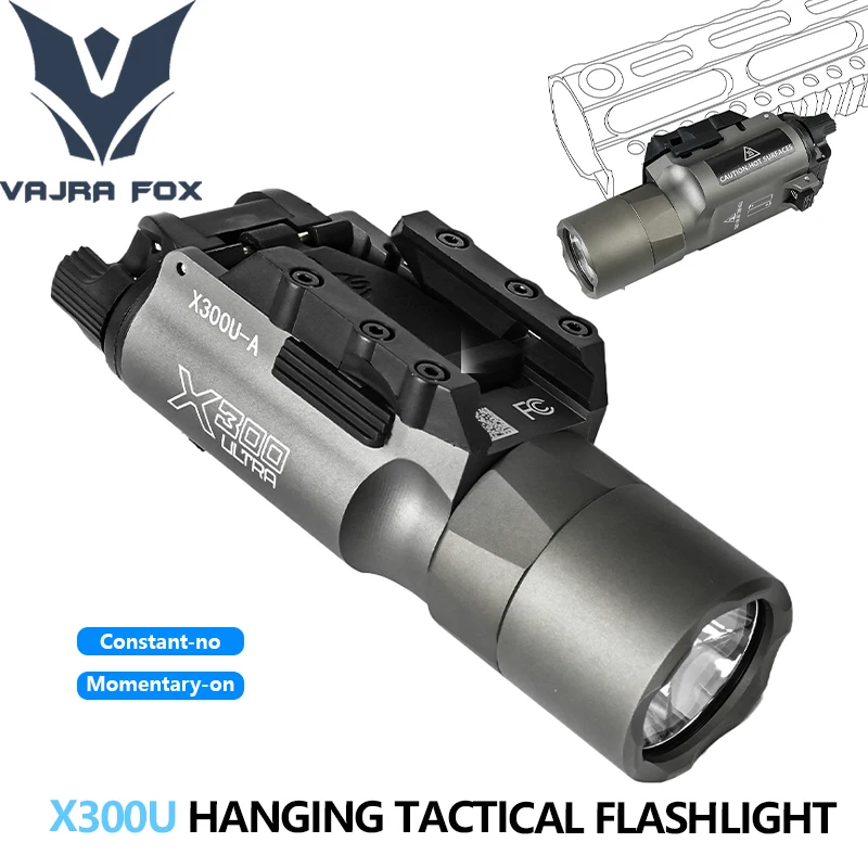 X300 X300U LED Weapons Flashlight G17 G18 G19 Pistol Hanging Tactical Scout Light Fit 20MM Rail Suitable Outdoor Hunting Use
X300 X300U LED Weapons Flashlight G17 G18 G19 Pistol Hanging Tactical Scout Light Fit 20MM Rail Suitable Outdoor Hunting Use