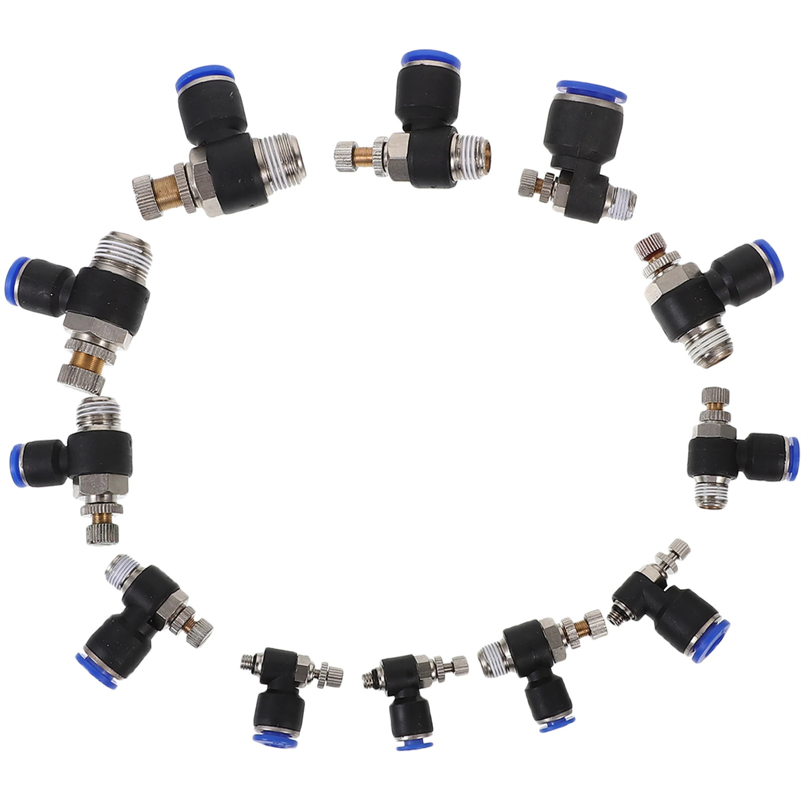 12pcs Air Hose Fittings Quick Connect Couplers Crimp Fitting For Pressure Washer Air Compressor Sturdy Abs Copper 
12pcs Air Hose Fittings Quick Connect Couplers Crimp Fitting For Pressure Washer Air Compressor Sturdy Abs Copper