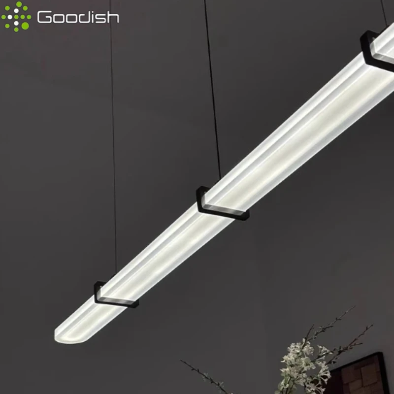 Modern Industrial Stylish Long Strip-Shaped White LED Pendant Lights Simplicity Lamps for Living Room Home Decoration Chandelier
Modern Industrial Stylish Long Strip-Shaped White LED Pendant Lights Simplicity Lamps for Living Room Home Decoration Chandelier