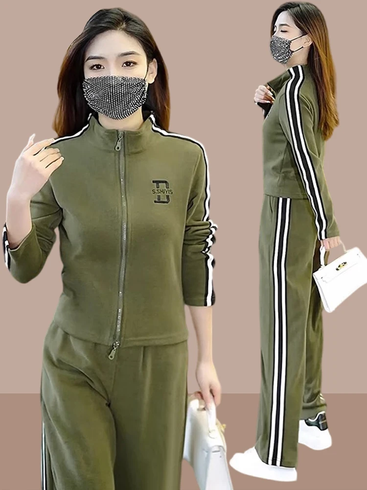 Ladies Casual Sportswear Set 2024 Spring New Style Two-Piece Suit Fashionable Sweatshirt Slimming Trendy Polyester Fiber
Ladies Casual Sportswear Set 2024 Spring New Style Two-Piece Suit Fashionable Sweatshirt Slimming Trendy Polyester Fiber