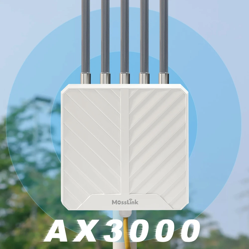 Mosslink High Power AX3000 WiFi6 Открытый Wi-Fi удлинитель Усилитель сигнала Водонепроницаемые Wi-Fi-антенны дальнего действия Беспроводная точка доступа
Mosslink High Power AX3000 WiFi6 Открытый Wi-Fi удлинитель Усилитель сигнала Водонепроницаемые Wi-Fi-антенны дальнего действия Беспроводная точка доступа