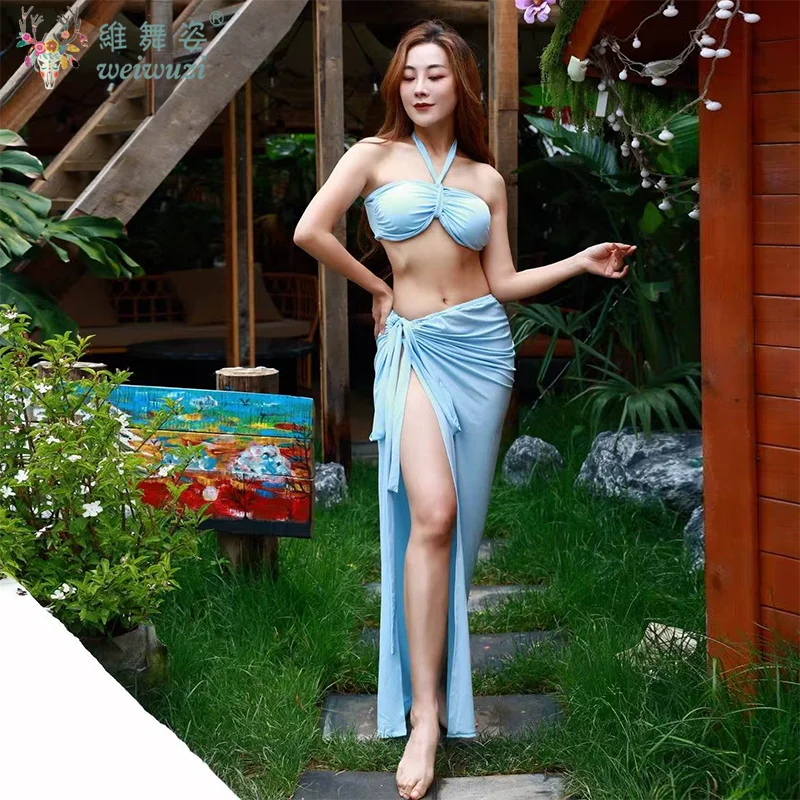 Belly Dancer Costume Outfit Group Women's Sexy Slimming Waist Revealing Dress Adult Oriental Belly Dancing Practice Dresses
Belly Dancer Costume Outfit Group Women's Sexy Slimming Waist Revealing Dress Adult Oriental Belly Dancing Practice Dresses