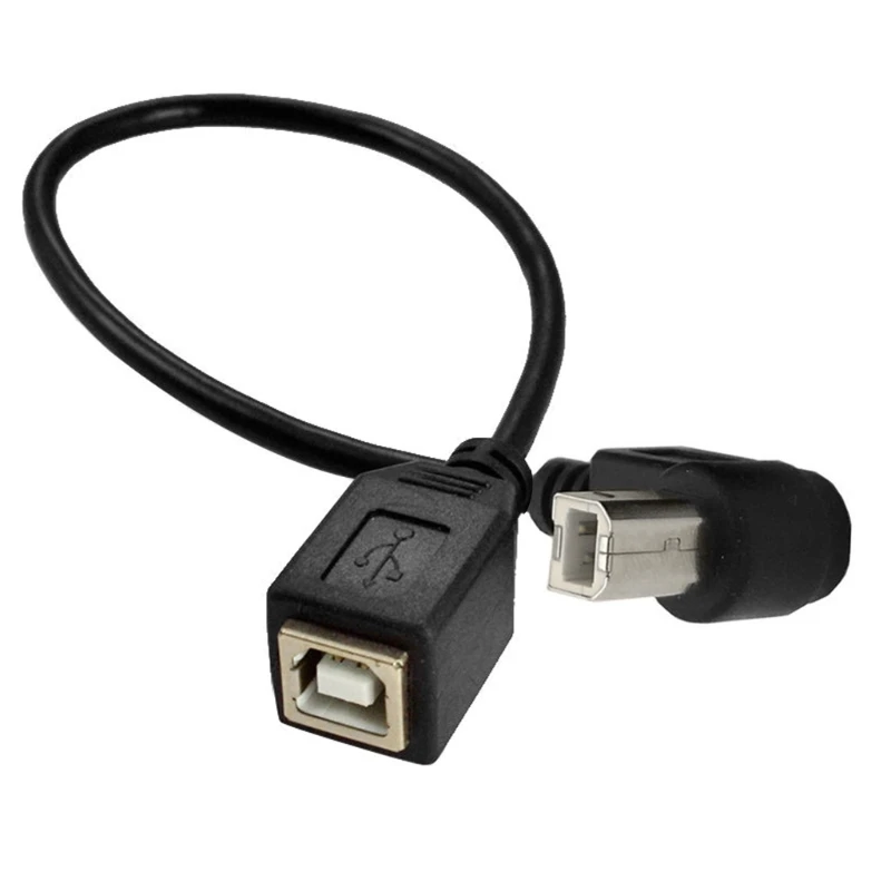Кабель принтера USB 2.0 типа B. Гнездо USB B к вилке типа B (90 градусов вверх/вниз/вправо/влево под углом) Короткий кабель
Кабель принтера USB 2.0 типа B. Гнездо USB B к вилке типа B (90 градусов вверх/вниз/вправо/влево под углом) Короткий кабель