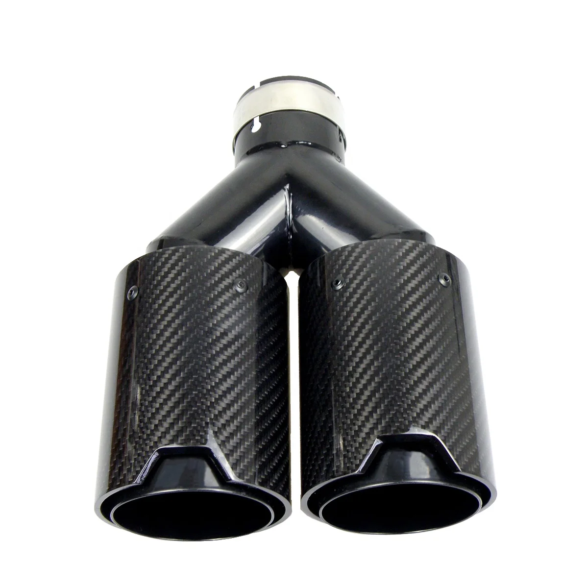 Dual Carbon Fiber Black Stainless Steel Universal M Performance Carbon Fiber Exhaust Pipe End Pipes Muffler Tips for BMW Series
Dual Carbon Fiber Black Stainless Steel Universal M Performance Carbon Fiber Exhaust Pipe End Pipes Muffler Tips for BMW Series