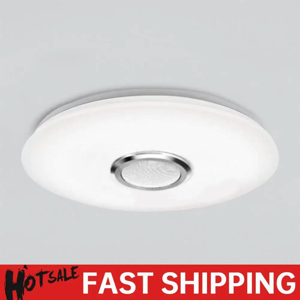 RGB LED Ceiling Light APP Control Bluetooth-compatible Music Ceiling Lamp Dimmable Intelligent LED Lamp with Speaker 2800K-6500K
RGB LED Ceiling Light APP Control Bluetooth-compatible Music Ceiling Lamp Dimmable Intelligent LED Lamp with Speaker 2800K-6500K
