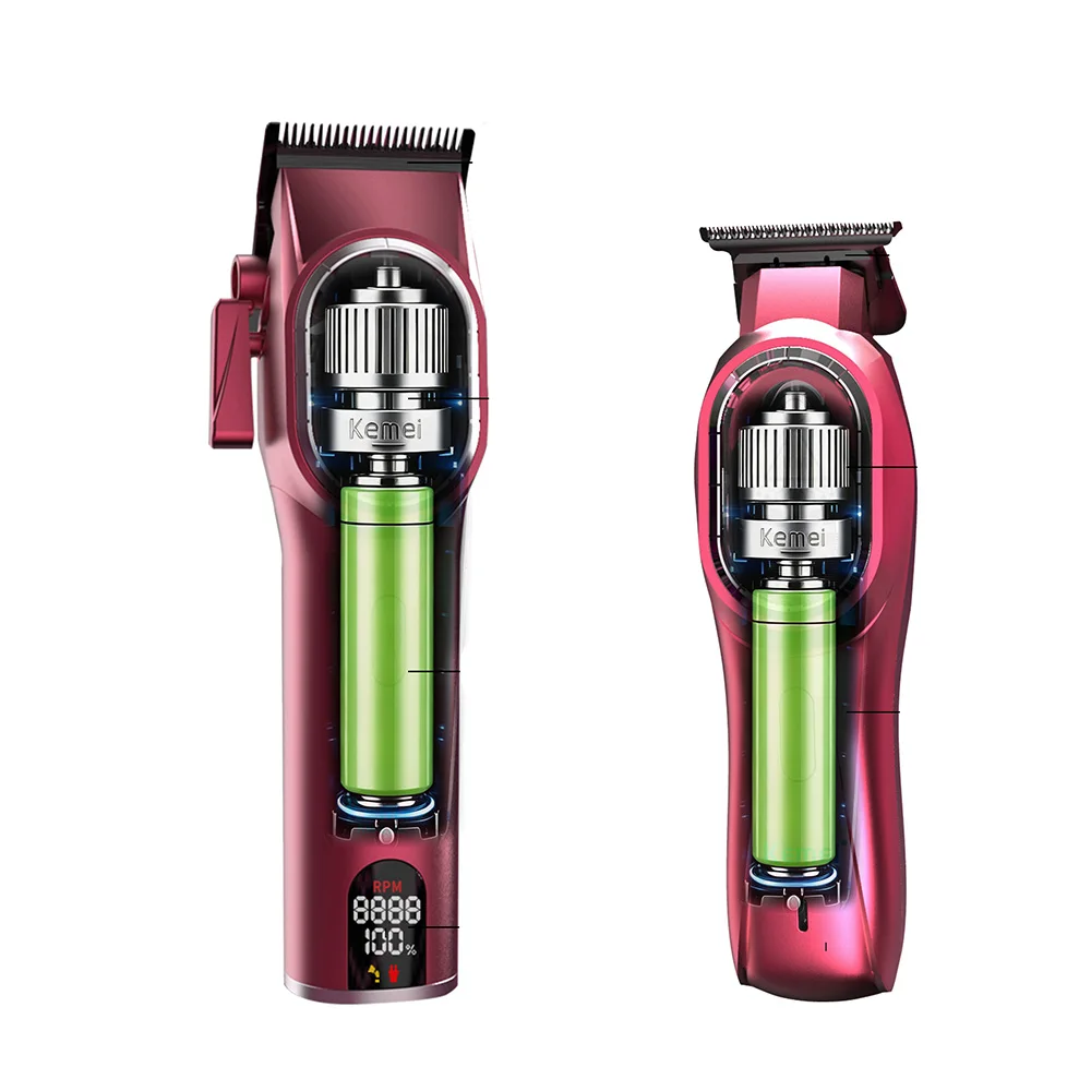 Kemei 8502 Hair Cutting Machine Set 9000 Rpm Hair Clippers Professional 0 Mm Trimmer For Man Type C
Kemei 8502 Hair Cutting Machine Set 9000 Rpm Hair Clippers Professional 0 Mm Trimmer For Man Type C