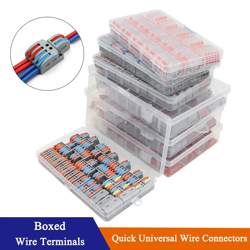 Boxed Push-in Electrical Wire Connector Terminal For Cable Connection Block Universal Fast Wiring Cable Connectors
Boxed Push-in Electrical Wire Connector Terminal For Cable Connection Block Universal Fast Wiring Cable Connectors