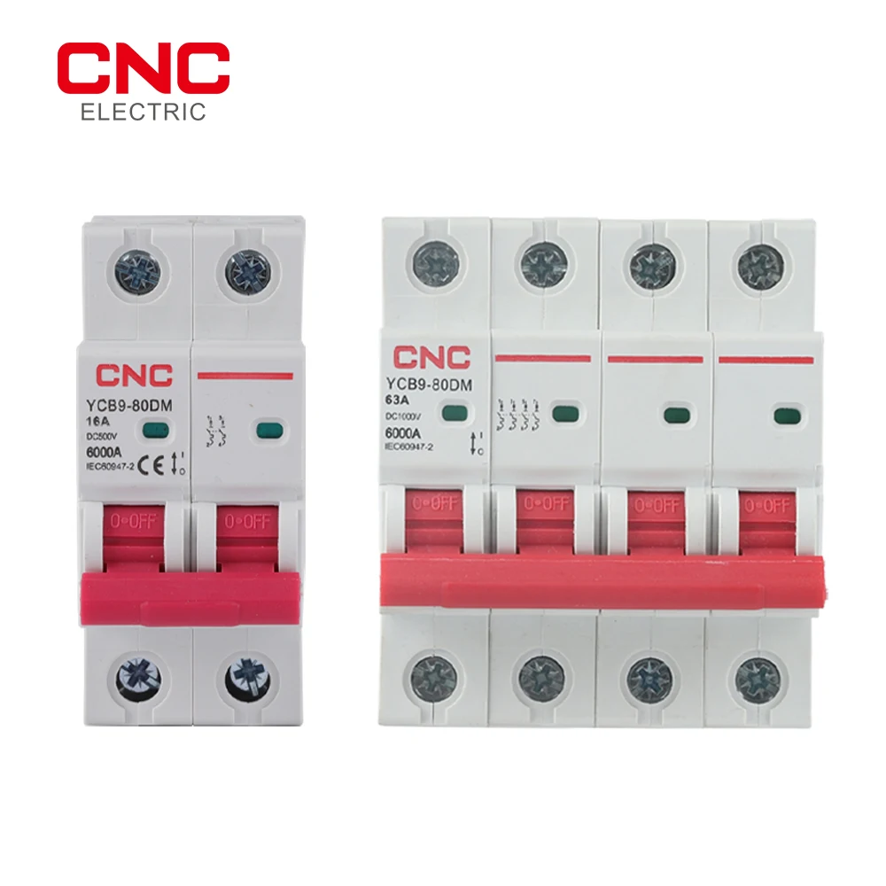 CNC YCB9-80DM DC 2P 4P Автоматический выключатель 6kA, используемый для фотогальванической системы DC 500V/1000V Защитная изогнутая
CNC YCB9-80DM DC 2P 4P Автоматический выключатель 6kA, используемый для фотогальванической системы DC 500V/1000V Защитная изогнутая