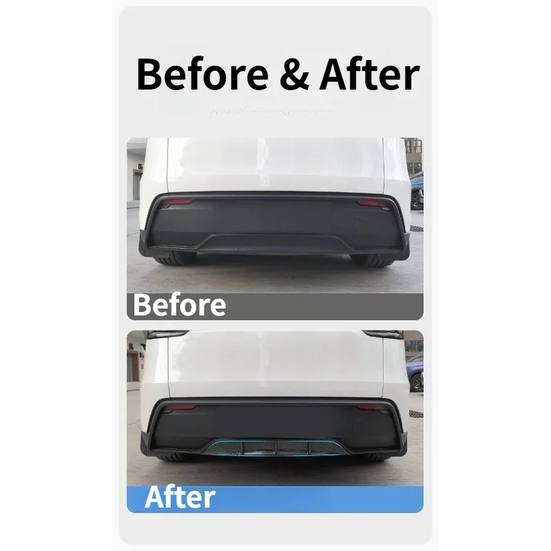 Rear Lower Diffuser Fits Refreshed Tesla Model Y YS Rear Bumper Bottom Spoiler Lip Exterior Sport Upgrade Mod Accessories Parts
Rear Lower Diffuser Fits Refreshed Tesla Model Y YS Rear Bumper Bottom Spoiler Lip Exterior Sport Upgrade Mod Accessories Parts
