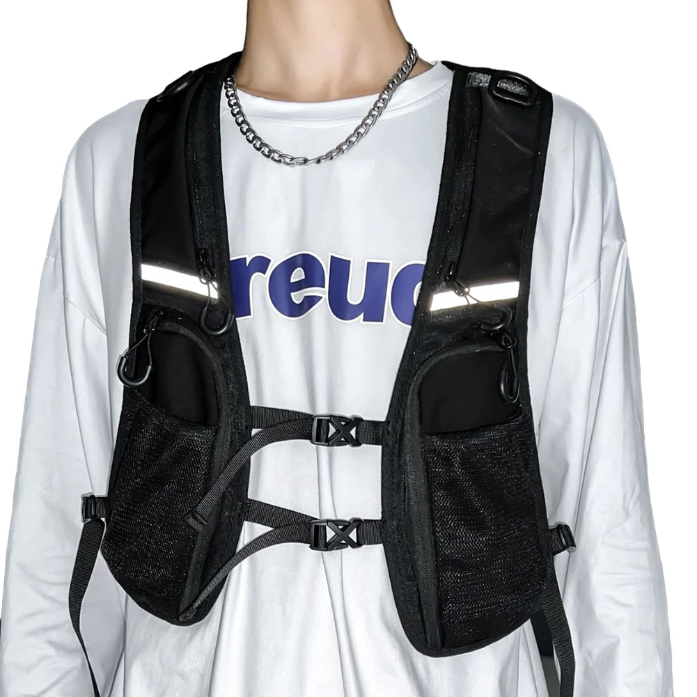Reflective Running Vest Backpack Universal Lightweight Sport Vest Mobile Phone Pack For Jogging Fitness Male Female Chest Bag
Reflective Running Vest Backpack Universal Lightweight Sport Vest Mobile Phone Pack For Jogging Fitness Male Female Chest Bag
