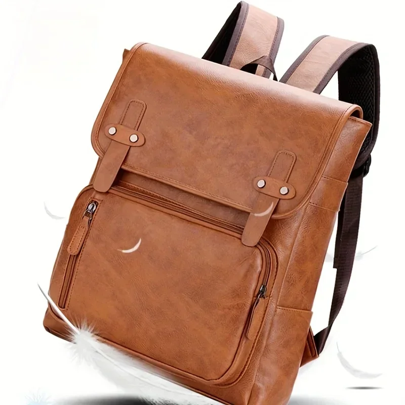 Men's backpack - men's vintage Maillard style PU backpack cross-border business computer bag
Men's backpack - men's vintage Maillard style PU backpack cross-border business computer bag
