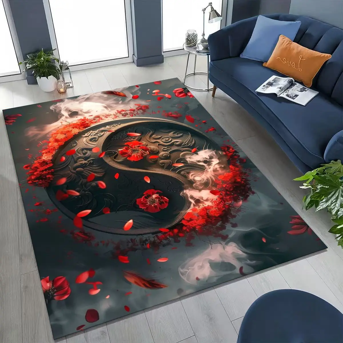 Nature Balance Yin Yang Tai Chi Black White Energy Rug Carpet for Bedroom Living Room Sofa Doormat Decor,Kids Non-slip Floor Mat
Nature Balance Yin Yang Tai Chi Black White Energy Rug Carpet for Bedroom Living Room Sofa Doormat Decor,Kids Non-slip Floor Mat