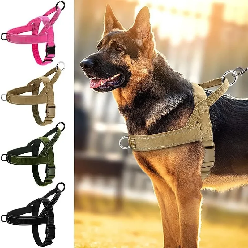 Explosion-Proof Tactical Harness Dog Traction Large Dog Collar Vest Style Golden Retriever Dog Walking Traction Vest
Explosion-Proof Tactical Harness Dog Traction Large Dog Collar Vest Style Golden Retriever Dog Walking Traction Vest