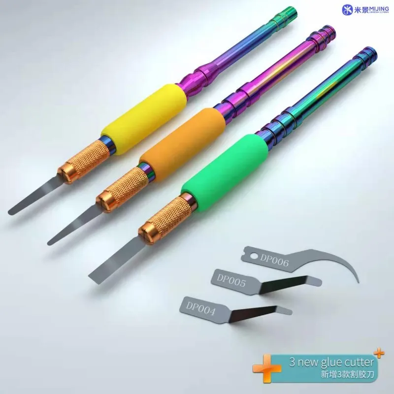 MIJING Phantom Maintenance Knife Handle Blade Set for Phone CPU Disassemble Tools Glue Remover Knife for Main Board Maintenance
MIJING Phantom Maintenance Knife Handle Blade Set for Phone CPU Disassemble Tools Glue Remover Knife for Main Board Maintenance