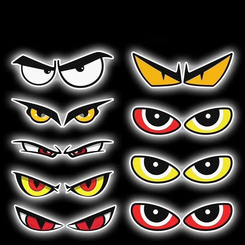 Demon Eagle Eye индивидуальная светоотражающая наклейка для автомобиля, мотоциклетный шлем, украшение Angry Eyes, креативная модификация, наклейка
Demon Eagle Eye индивидуальная светоотражающая наклейка для автомобиля, мотоциклетный шлем, украшение Angry Eyes, креативная модификация, наклейка