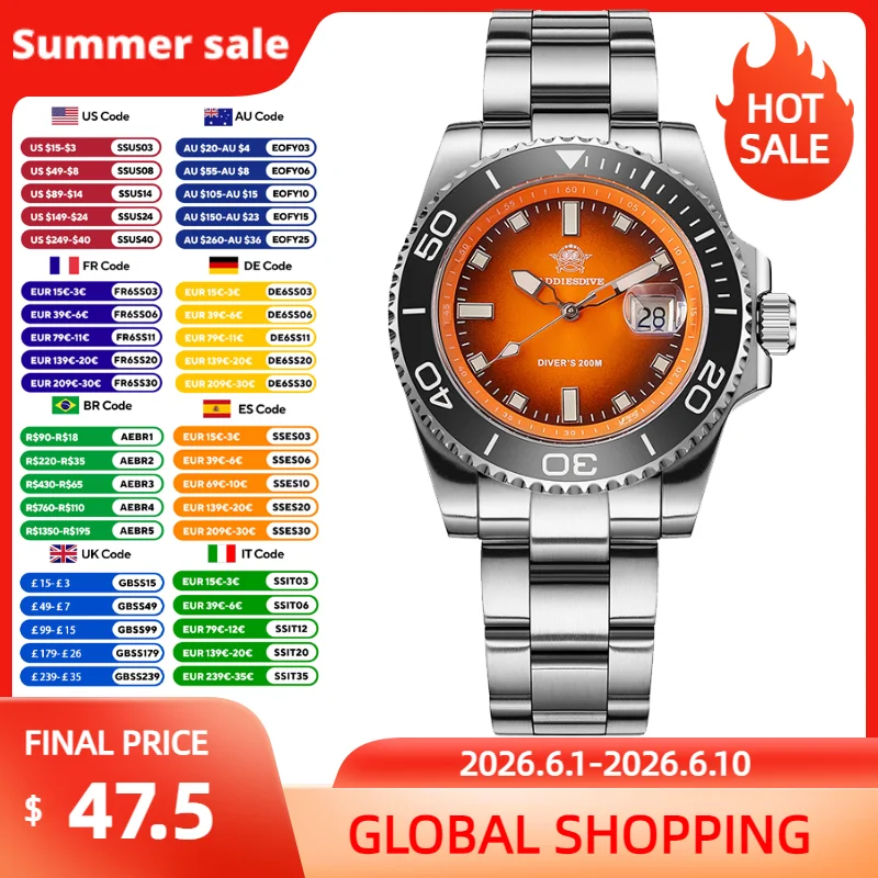 ADDIESDIVE Man Classic Watch Japan 2115 Quartz Watches BGW9 Luminous Ceramic Bezel 200m Waterproof Sports Watch Stainless Steel
ADDIESDIVE Man Classic Watch Japan 2115 Quartz Watches BGW9 Luminous Ceramic Bezel 200m Waterproof Sports Watch Stainless Steel