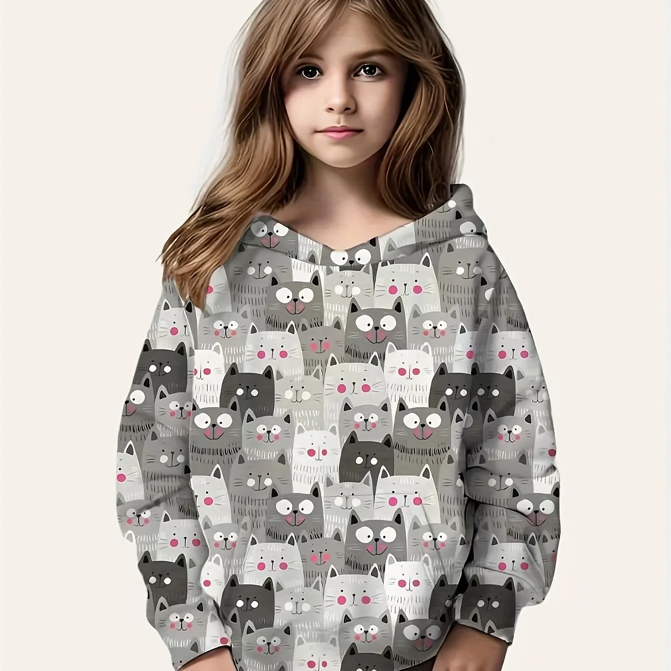 Kids Clothes Girl Hoodies Long Sleeve 3D Cute Animals Print Children Spring Fall Clothes Casual Stylish Girl Clothes Outdoor Top
Kids Clothes Girl Hoodies Long Sleeve 3D Cute Animals Print Children Spring Fall Clothes Casual Stylish Girl Clothes Outdoor Top