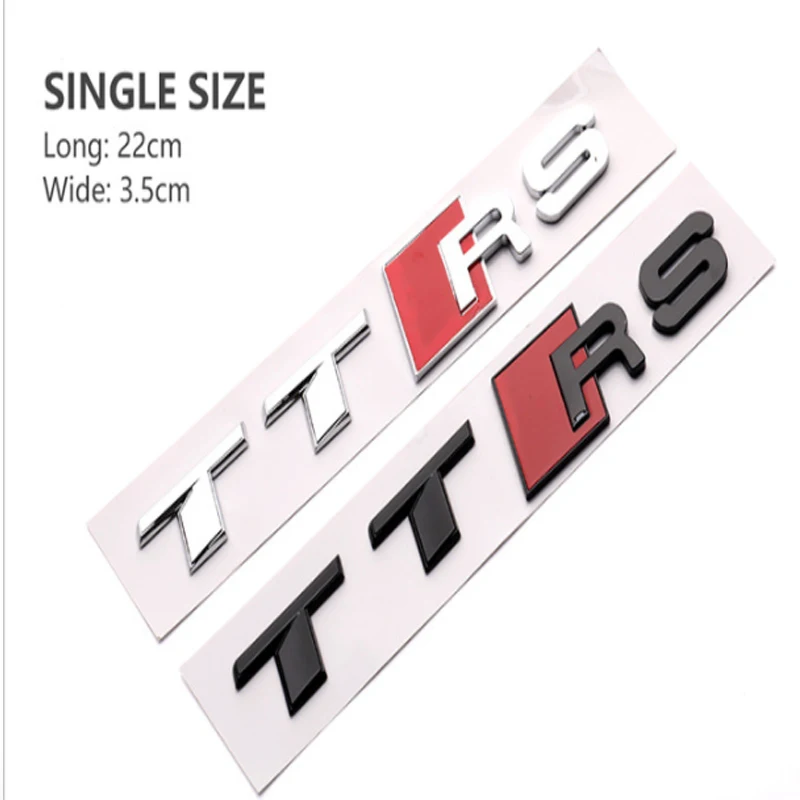 3D ABS TTS TTRS Emblem Car Body Rear Trunk Sticker Badge Decoration Accessories for Audis TT RS A3 A4 B8 8P 8V A6 C7 A5 Q5 B7 B6
3D ABS TTS TTRS Emblem Car Body Rear Trunk Sticker Badge Decoration Accessories for Audis TT RS A3 A4 B8 8P 8V A6 C7 A5 Q5 B7 B6