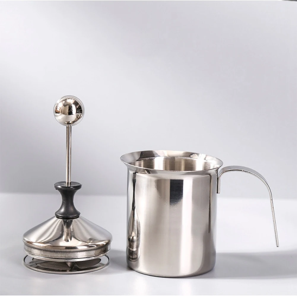 B58B-Milk Frother Milk Jug 400Ml Stainless Steel Milk Froth Pot Suitable For Automatic Coffee Machine Or Stove To Boil Milk
B58B-Milk Frother Milk Jug 400Ml Stainless Steel Milk Froth Pot Suitable For Automatic Coffee Machine Or Stove To Boil Milk