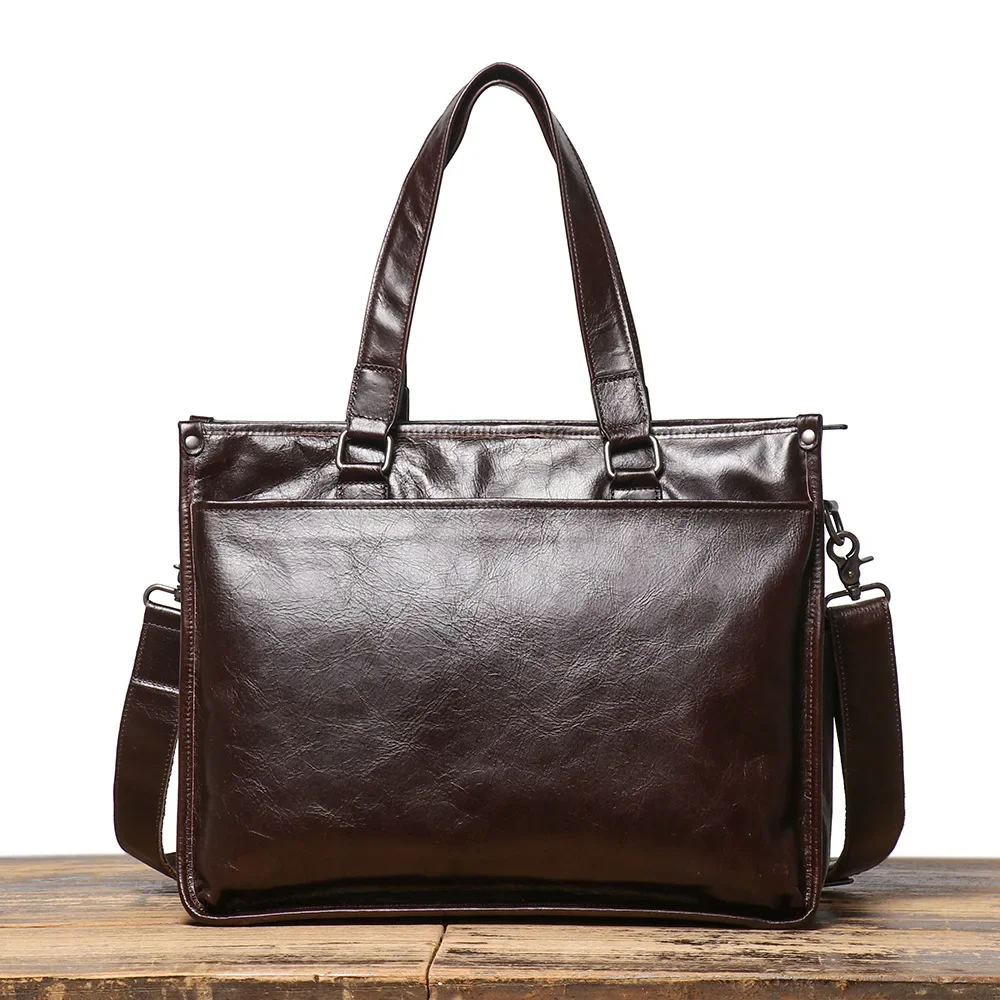 New Men's Genuine Leather Briefcase Travel Bag Single Shoulder Crossbody Business Commuting Bag 15.6 Inch Laptop Handbag
New Men's Genuine Leather Briefcase Travel Bag Single Shoulder Crossbody Business Commuting Bag 15.6 Inch Laptop Handbag
