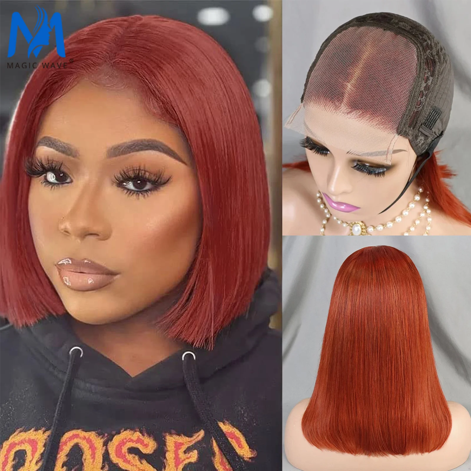 33# Colored 4x4 Lace Closure 180% Density Brazilian Remy Human Hair Wig Straight Short Bob Human Hair Wigs for Black Women
33# Colored 4x4 Lace Closure 180% Density Brazilian Remy Human Hair Wig Straight Short Bob Human Hair Wigs for Black Women
