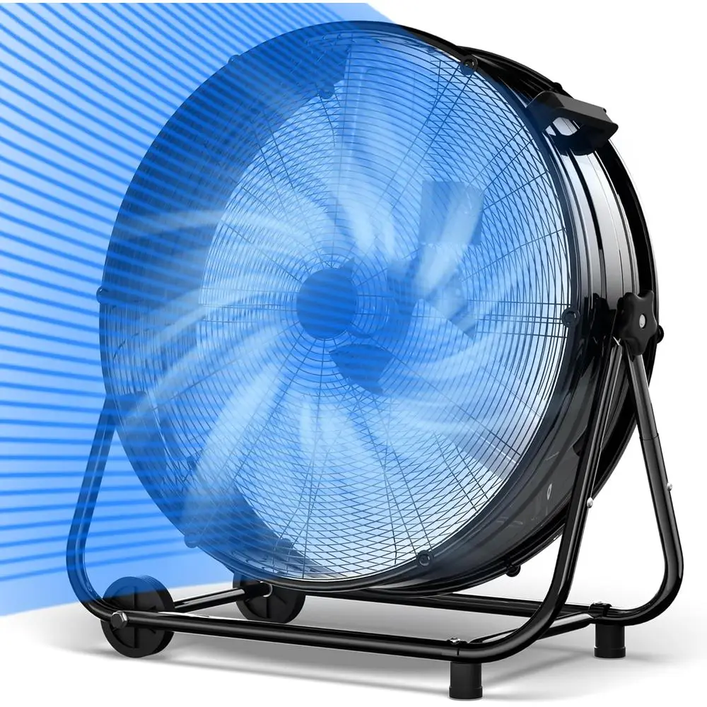30 Inch Industrial Drum an,14000 CM High Velocity loor an With 360°Adjustable ,Heavy Duty Metal an with 970 sq.t,3 Speed,Electri
30 Inch Industrial Drum an,14000 CM High Velocity loor an With 360°Adjustable ,Heavy Duty Metal an with 970 sq.t,3 Speed,Electri