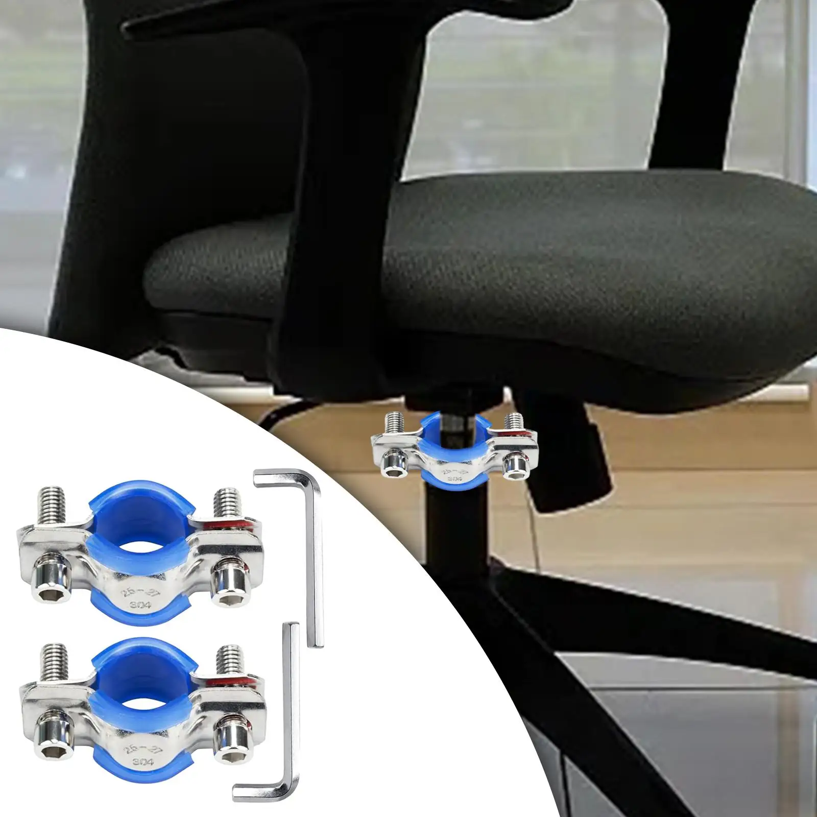 2x Office Chair Sinking Stopper 304 Stainless Steel Handleless Pipe Bracket
2x Office Chair Sinking Stopper 304 Stainless Steel Handleless Pipe Bracket