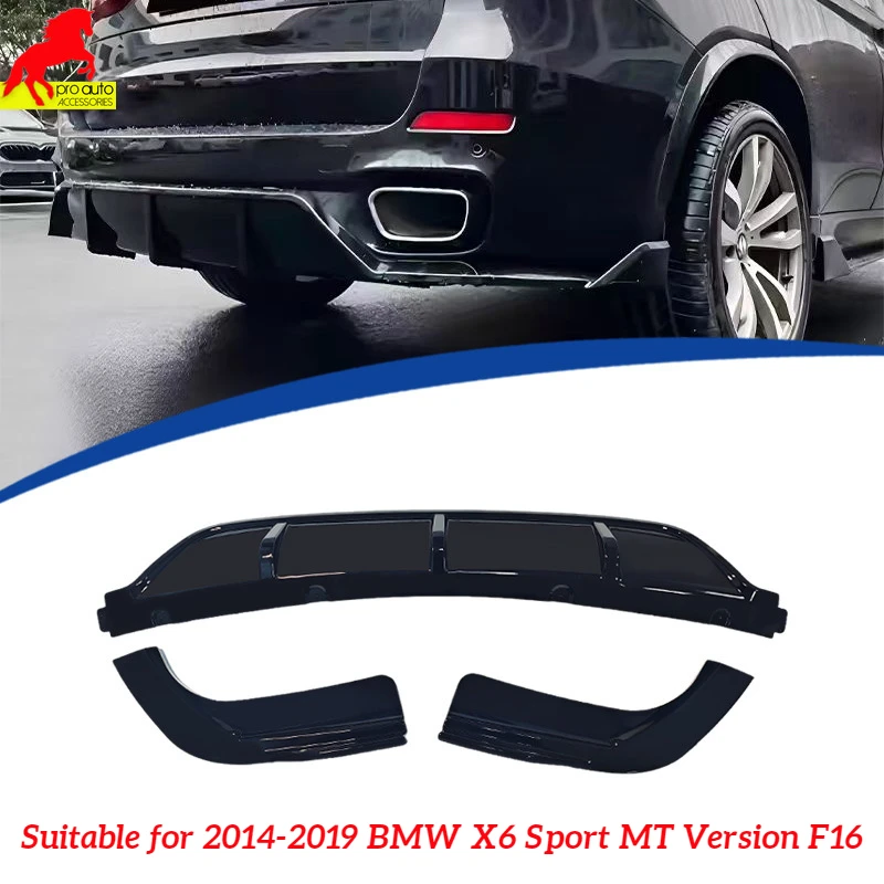 Suitable for 2014-2019 BMW X6 Sport MT Version F16 Rear Lip Bumper Diffuser Spoiler ABS Material Non-destructive Installation
Suitable for 2014-2019 BMW X6 Sport MT Version F16 Rear Lip Bumper Diffuser Spoiler ABS Material Non-destructive Installation