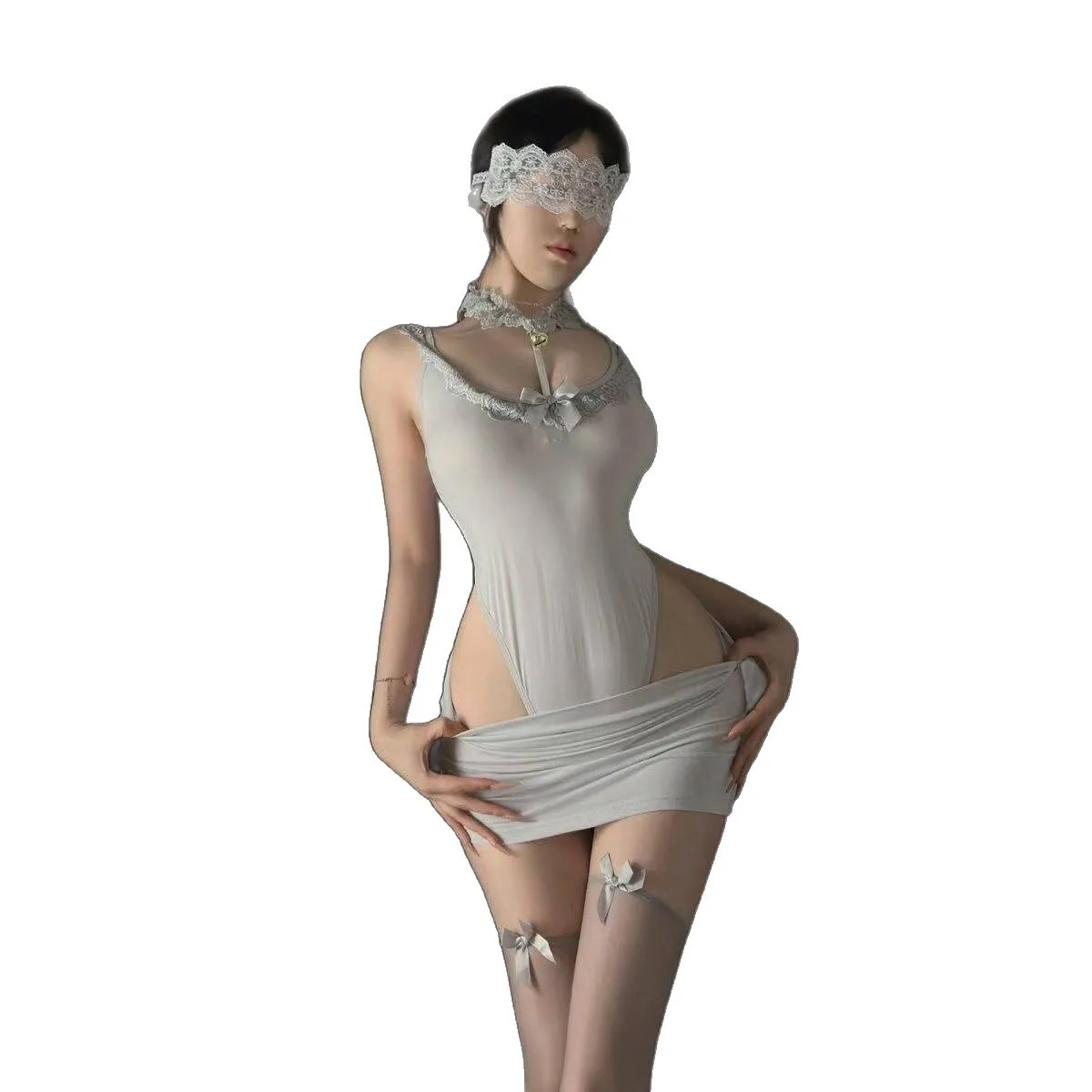 Lingerie Secretary Nightclub Maid Uniform Sexy Sleepwear For Women See-through Bodycon Pure Desire Sleeveless Dress Elegant 813Z
Lingerie Secretary Nightclub Maid Uniform Sexy Sleepwear For Women See-through Bodycon Pure Desire Sleeveless Dress Elegant 813Z