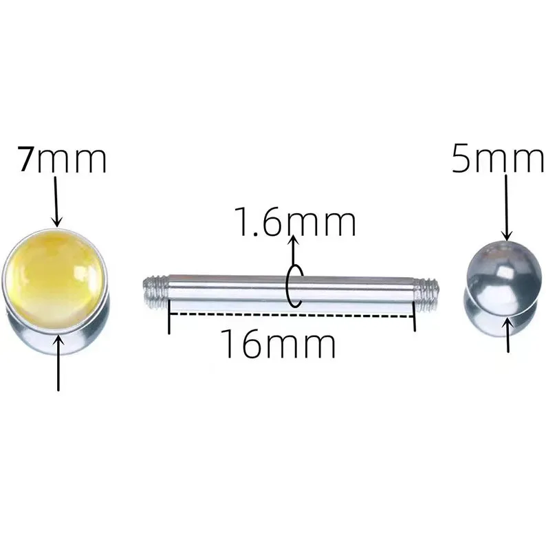 300pcs/lot Hot Sale Stainless Steel Cat's Eye Aurora Tongue Stud Candy Color Aurora Stone Tongue Ring Wholesale
300pcs/lot Hot Sale Stainless Steel Cat's Eye Aurora Tongue Stud Candy Color Aurora Stone Tongue Ring Wholesale