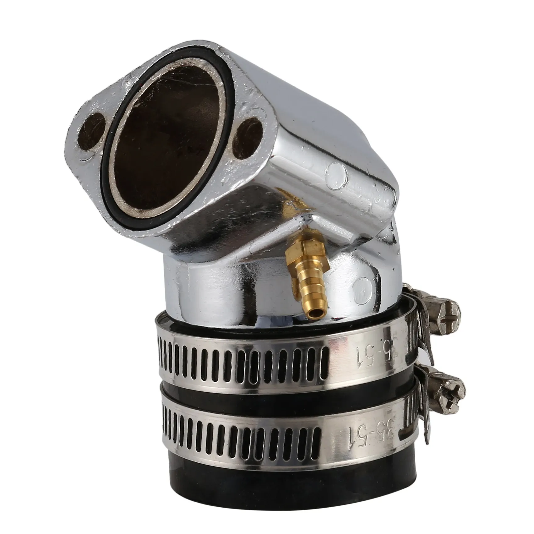 Engine Carburetor Aluminum Alloy Angled Adapter Inlet Intake Carb Manifold for GY6 150Cc Scooter Go Kart
Engine Carburetor Aluminum Alloy Angled Adapter Inlet Intake Carb Manifold for GY6 150Cc Scooter Go Kart