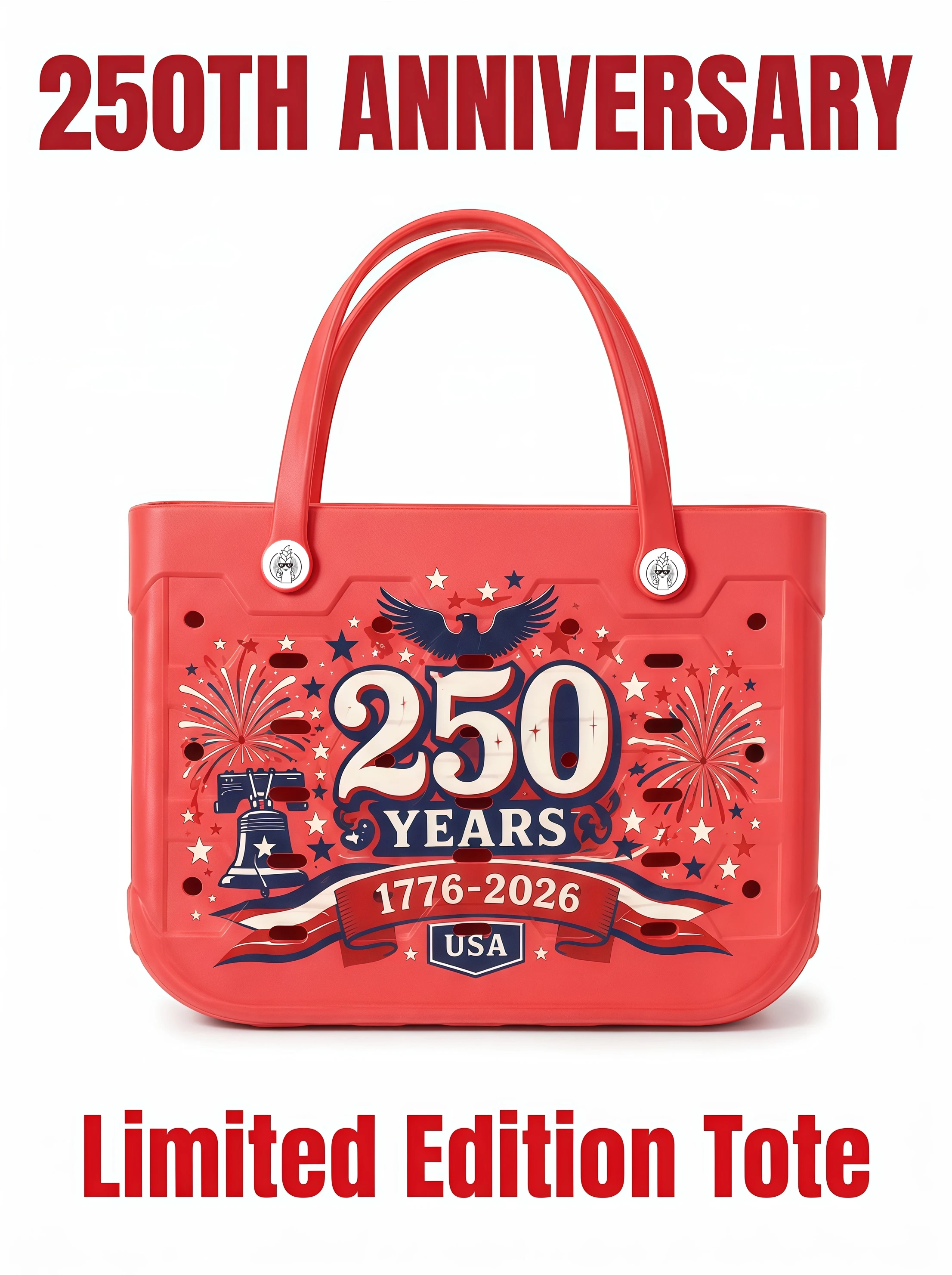 250th Anniversary Limited Edition Handbag/Shoulder Bag for Beach, Swimming Pool, Shopping Mall, Gym, Sports, etc
250th Anniversary Limited Edition Handbag/Shoulder Bag for Beach, Swimming Pool, Shopping Mall, Gym, Sports, etc