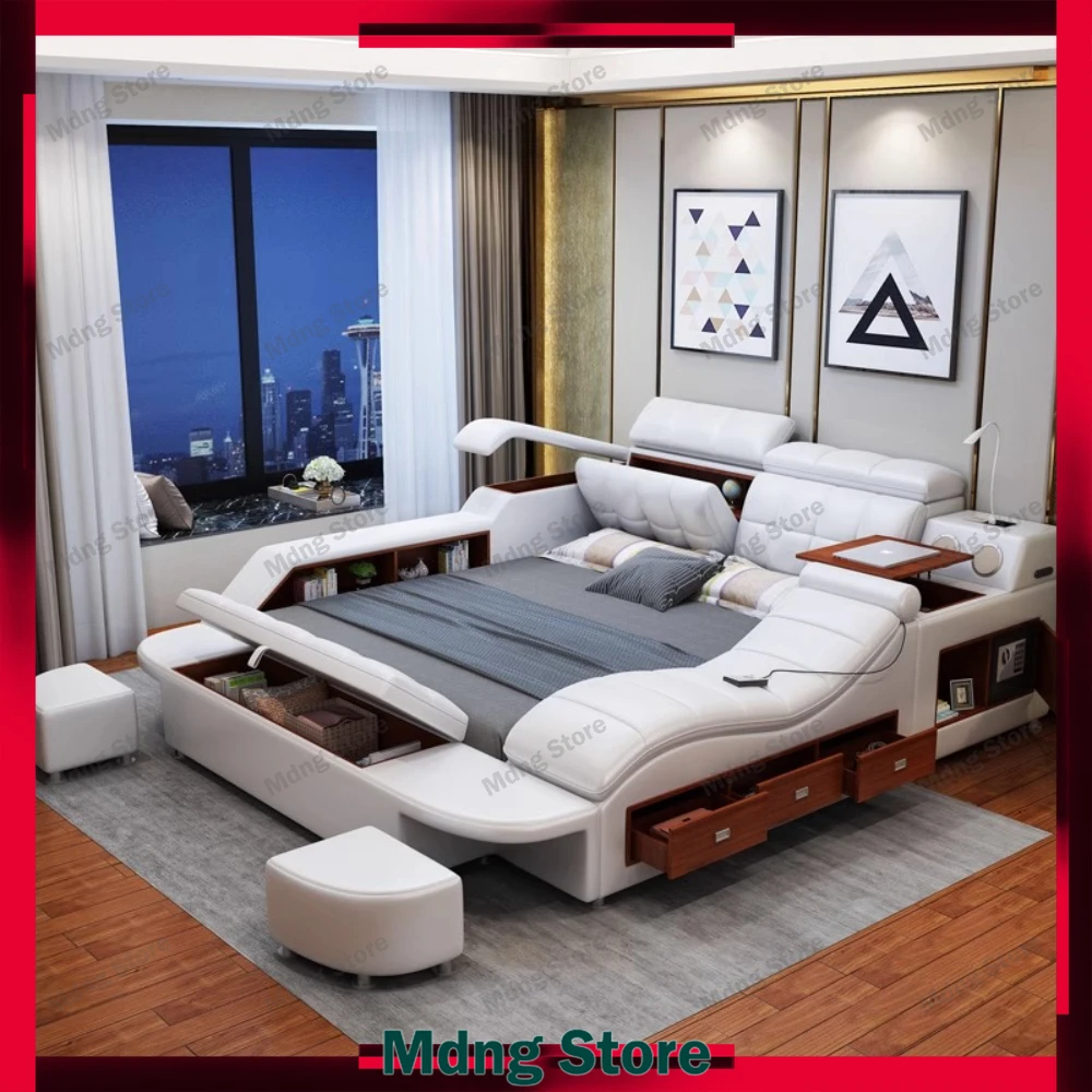 Minimalist Bedroom Beds Reading Fancy Storage Children Bed Smart Multifunctional Muebles Para El Hogar Furniture Decoration
Minimalist Bedroom Beds Reading Fancy Storage Children Bed Smart Multifunctional Muebles Para El Hogar Furniture Decoration