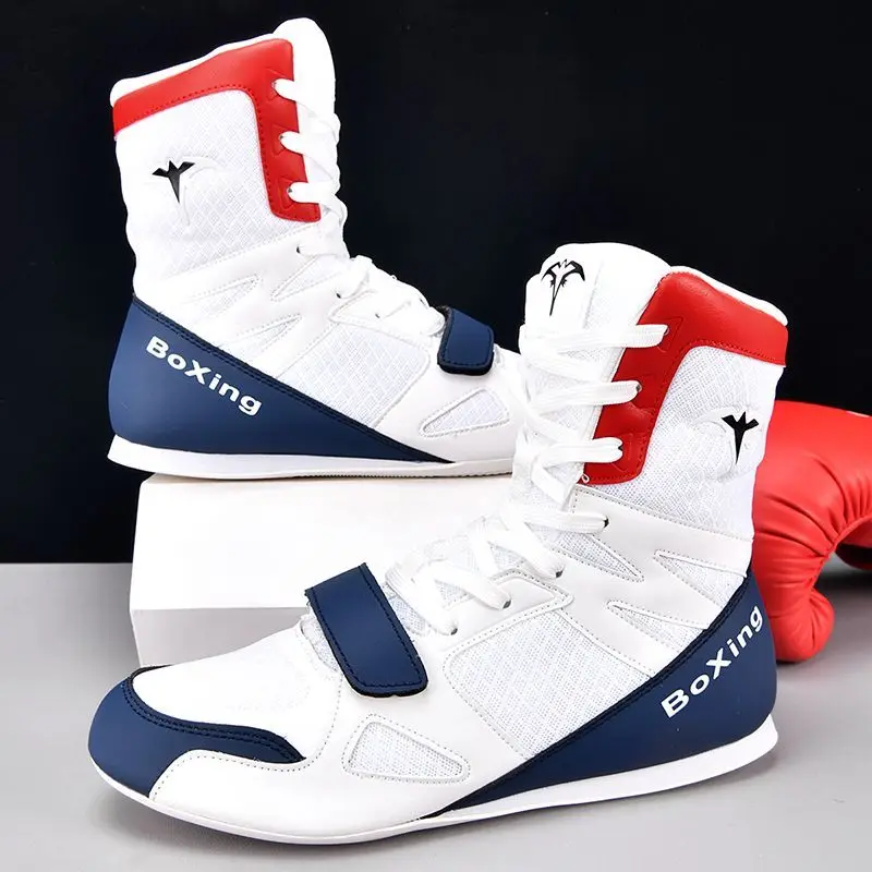 Professional Wrestling Shoes for Men Breathable Gym Training Shoe Non-Slip Fighting Shoes for Men High Top Boxing Sneakers Man
Professional Wrestling Shoes for Men Breathable Gym Training Shoe Non-Slip Fighting Shoes for Men High Top Boxing Sneakers Man